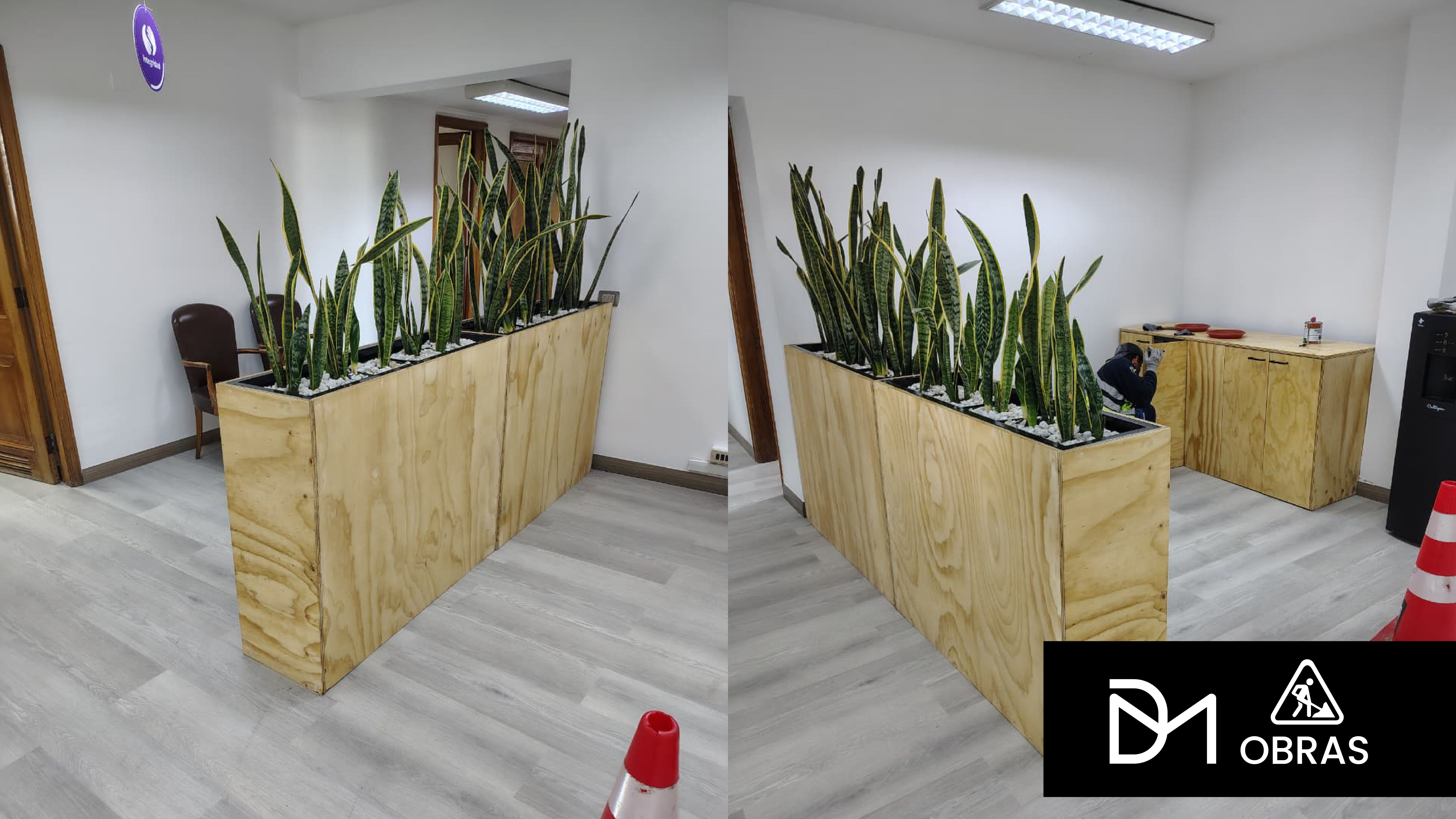 muebles con plantas